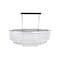 Cwi Lighting Radiant 9 Light Drum Shade Chandelier With Chrome Finish 5063P36C (Clear+ W) - alternate 4